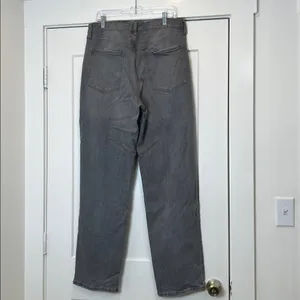 Old Navy Women's Gray Hi rise O.G. Loose jeans size 14 Tall. thumbnail 8