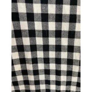 Maison Scotch Black & White Gingham Plaid Button Front Dress size Medium thumbnail 8