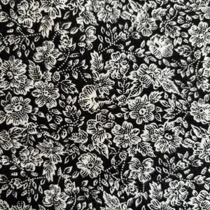 Express Vintage 90s Black White Floral Rayon Button Front Romper‎ Small Romantic thumbnail 8