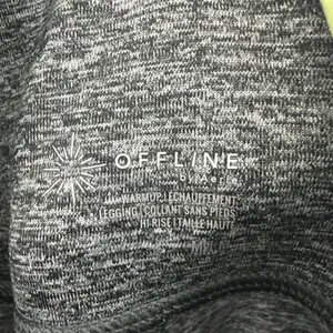 NWT Aerie Offline Warmup‎ Leggings Gray Athletic Athleisure Women's Medium x 27 thumbnail 5