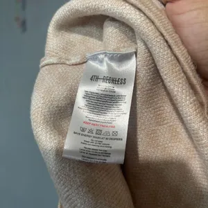4th-reckless Women's Tan and Cream Vest thumbnail 4