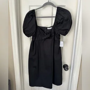 Altar’d State black Jaycee Bow dress thumbnail 3