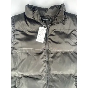 Automet Women's Cropped Puffer Vest Size XL Black Full Zip Pockets thumbnail 4