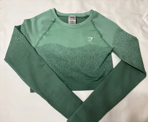 Gymshark Long Sleeve Crop Top Adapt thumbnail 1