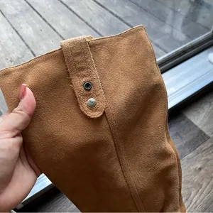 UGG Tan Heeled Suede Boots thumbnail 7