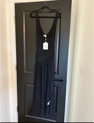 NWT Runaway The Label Denver Maxi Dress in Black SIZE 8 thumbnail 4