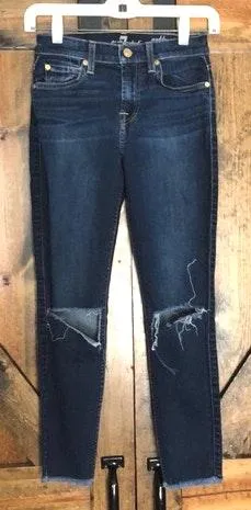 7 For All Mankind ankle grievance skinny jeans! thumbnail 1