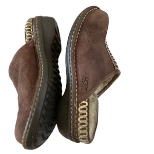 Ugg Kohala brown leather clogs sheepskinn lined size 6 women’s outdoor slippers thumbnail 5