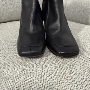 J.‎ Crew Black Square-toe Ankle Boots in Italian Leather Size 10 thumbnail 5