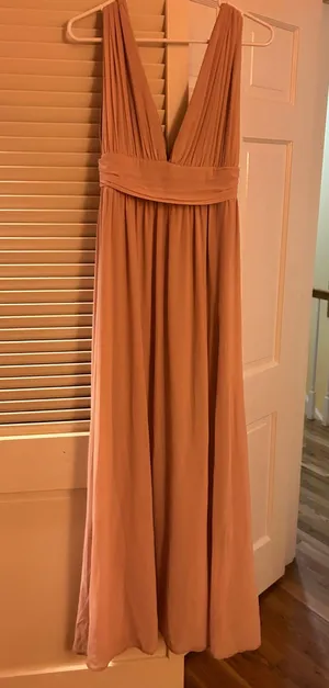 Lulus Pink Plunging Formal Dress thumbnail 3