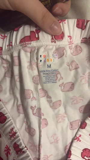 Roller Rabbit Pajamas Pink whale thumbnail 5