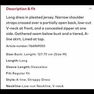 H&M Pleated Maxi Dress thumbnail 6
