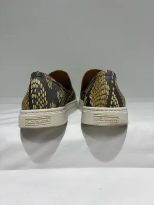 Vince Camuto Snakeskin Print Slip-On Shoes Size 8 thumbnail 5