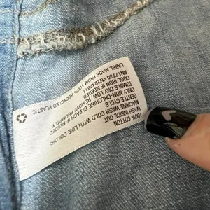 NEW Universal Thread jean Chambray Dress XSMALL blue denim bohom coastal thumbnail 10