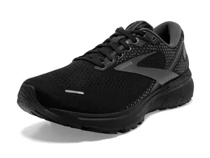 NWOB Women's Brooks Ghost 14 all black running shoes size 6.5 wide (D) thumbnail 1
