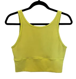 Lululemon Power Pivot Tank Top Ribbed Electric Lemon thumbnail 1