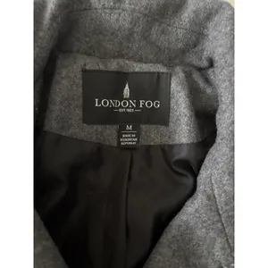 London Fog Women's Gray Wool Blend Coat Jacket Classic Pea Coat Medium‎ thumbnail 5