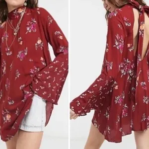 Free People Tate Tunic in Vintage Combo thumbnail 3