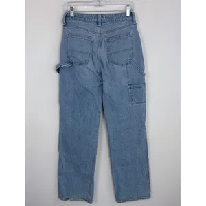 Abercrombie & Fitch The '90s Relaxed Jean High Rise Cargo Curve Love 27/4 Long thumbnail 7
