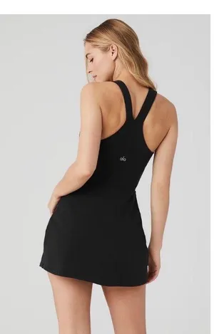 Alo Airbrush Real Dress Black S thumbnail 11