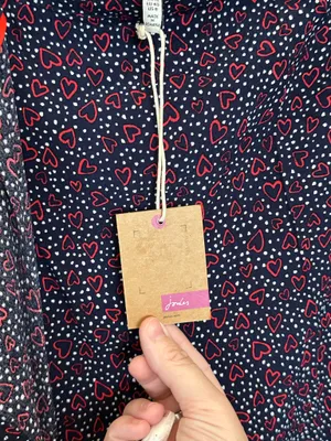 NWT Joules Alissia Dottie Heart Wrap Midi Skirt Size 8 thumbnail 6