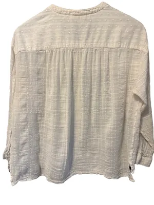 Anthropologie Pilcro & the Letterpress Button-Down Textured Blouse Size S thumbnail 3