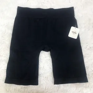 INTIMATELY‎ FREE PEOPLE Black Bike Bicycle Short Ribbed Athleisure Size XS Small thumbnail 2