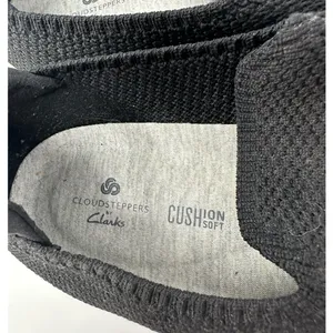 Clarks Size 7.5 Flats‎ Black Cloud Steppers Comfort Shoe Slip On Workwear Ortho thumbnail 5