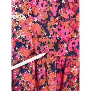 Amanda Uprichard Womens Dress Pink Nadia Mini Floral Sleeveless A Line Large thumbnail 8