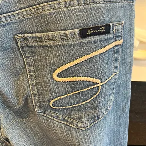 Comfy!  Jeans Flare Seven7 Womens 28 Denim thumbnail 9