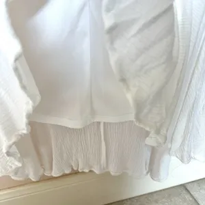 Venus Dress 2 Sm Mini Sleeveless White Crochet Resort Vaca Ready Pullover NWOT thumbnail 4