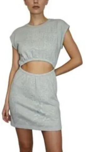 Offline Aerie Weekend Cutout Dress Sweatshirt Cotton Women’s Medium Heather Gray thumbnail 1