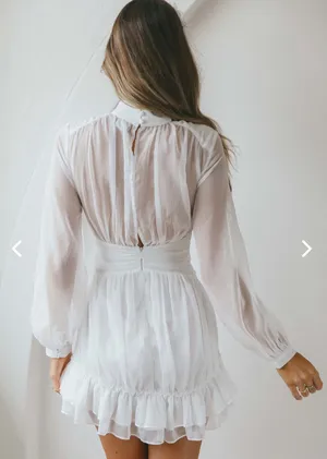 Selfie Leslie White Dress thumbnail 3