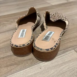 Steve Madden Chariot suede Mules Cheetah Leopard Tan Black Size‎ 8.5 thumbnail 3