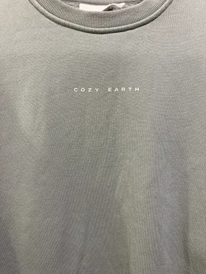 Cozy Earth Cityscape Crewneck Sweatshirt Light Green thumbnail 5