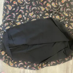 Old Navy Womens Top Dress Medium Black Floral Paisley Ruffle Long Sleeve thumbnail 13