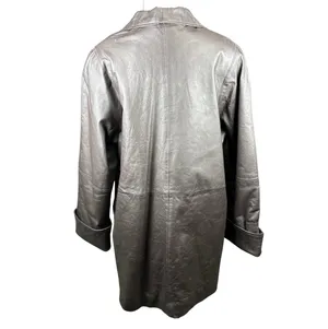 Vintage 80s NYDA Brown Leather Jacket Size XL thumbnail 4