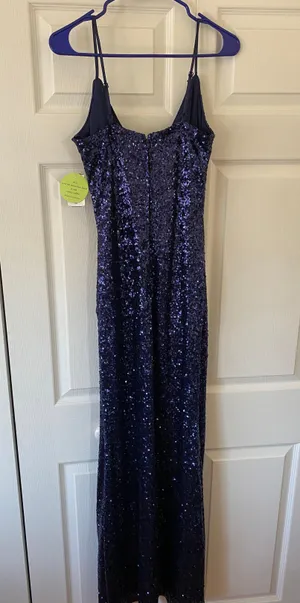 Windsor Blue Sequin Gown thumbnail 3