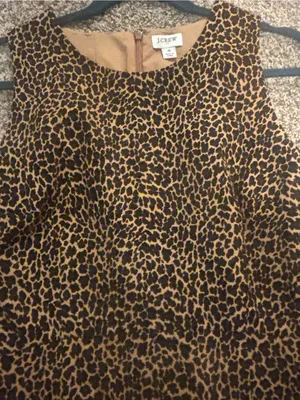 J. Crew Leopard Print Midi Dress thumbnail 6