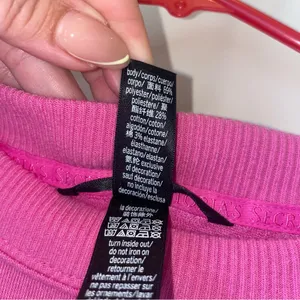 Victoria's Secret Fuchsia Crewneck Sweatshirt thumbnail 3