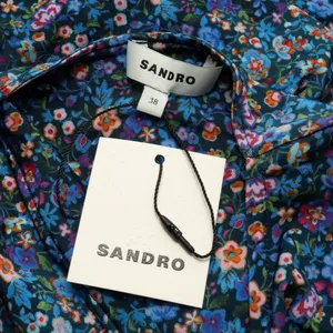 SANDRO - Spinelle Floral Print Cutout Back Dress‎ thumbnail 4