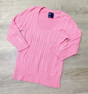 •AMERICAN EAGLE• PINK KNIT SWEATER thumbnail 1