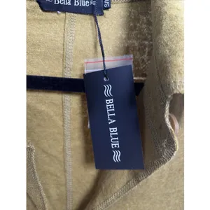 Bella Blue Longline Button Cardigan Womens Size S/M Olive Wool Blend Lagenlook thumbnail 4