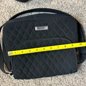 Vera Bradley Black Quilted crossbody purse and wallet thumbnail 6