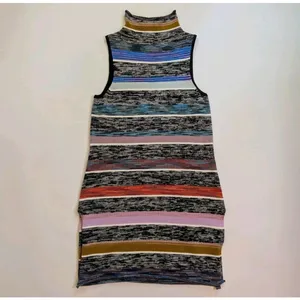 Anthropologie Maeve Stripe Sleeveless Sweater Tunic Sz M Lagenlook Preppy Funky Kitchie thumbnail 2