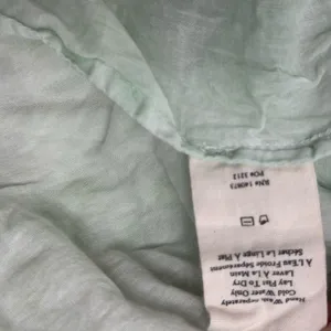 LoveShackFancy Natasha Dress in Moss Green Hand Dye Size Medium 100% Cotton thumbnail 8