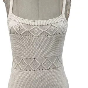 Hello Molly Venus Retrograde Knit Mini Dress Beige Cream Size‎ US 8 thumbnail 5