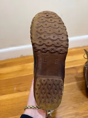 L.L. Bean Boots Original Maine Hunting Shoe Vintage 1980s Women's 6 thumbnail 10