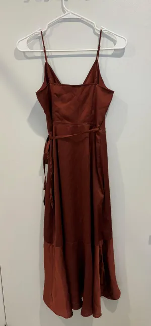 Abercrombie Satin Wrap Dress thumbnail 5