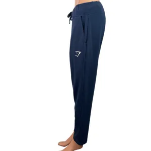 Gymshark Arrival Woven Womens Blue Elastic High Waist Straight Jogger Pants M thumbnail 2